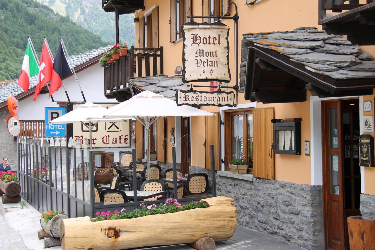 Mont Velan Chambres & Restaurant Saint-Oyen Exterior foto